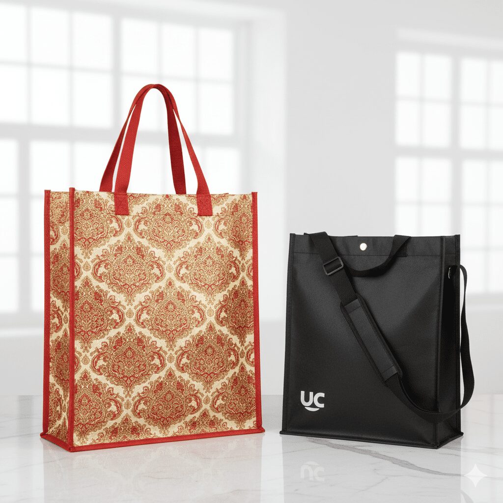 Gemini Generated Image fy4q9ffy4q9ffy4q | LVP Propack | Eco-Friendly Non-Woven Bag Manufacturer India | Sustainable Packaging. Smarter Brands. | End-to-end Custom Printing & Eco-Friendly Packaging Solutions